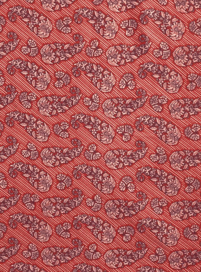 Carré Galitzine — Foulard soie luxe, paisley vintage Italie