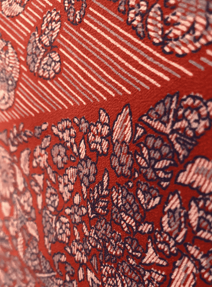 Carré Galitzine — Foulard soie luxe, paisley vintage Italie