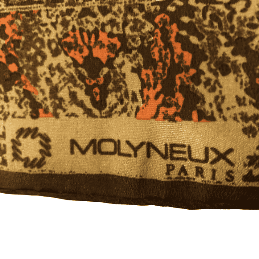 Carré Molyneux — Foulard soie made in France vintage – Image 4