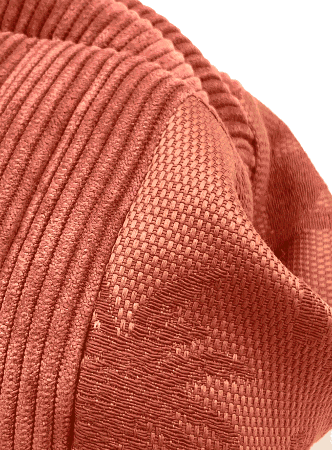 Sulu Géraldine — Trousse velours côtelé & jacquard